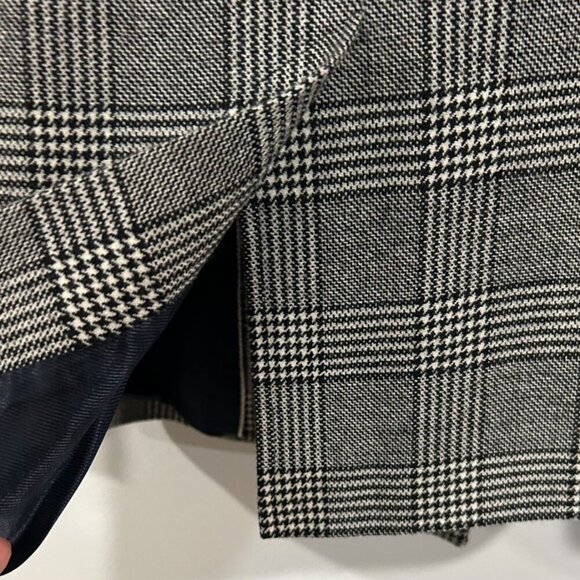 Weekend Max Mara Black and White Double-Breasted Blazer Size M - Picture 2 of 8